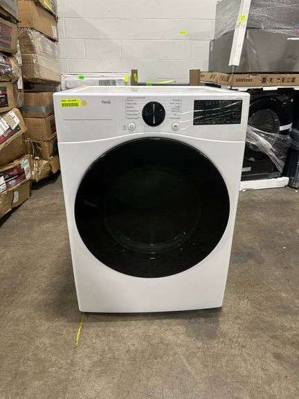 LG 7.4 cu. ft. Capacity Smart Front Load ENERGY STAR Electric Dryer