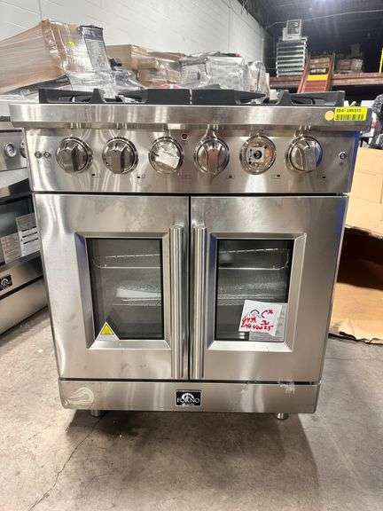 FORNO Massimo 30″ 4.32 cu. ft. Freestanding French Door Gas Range