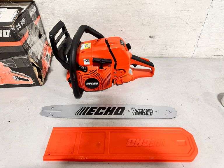ECHO 20 in. 59.8 cc Gas 2-Stroke Rear Handle Timber Wolf Chainsaw ...