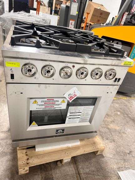 FORNO Capriasca 30″ 4.32 cu. ft. Gas Range with 5 Italian Burners