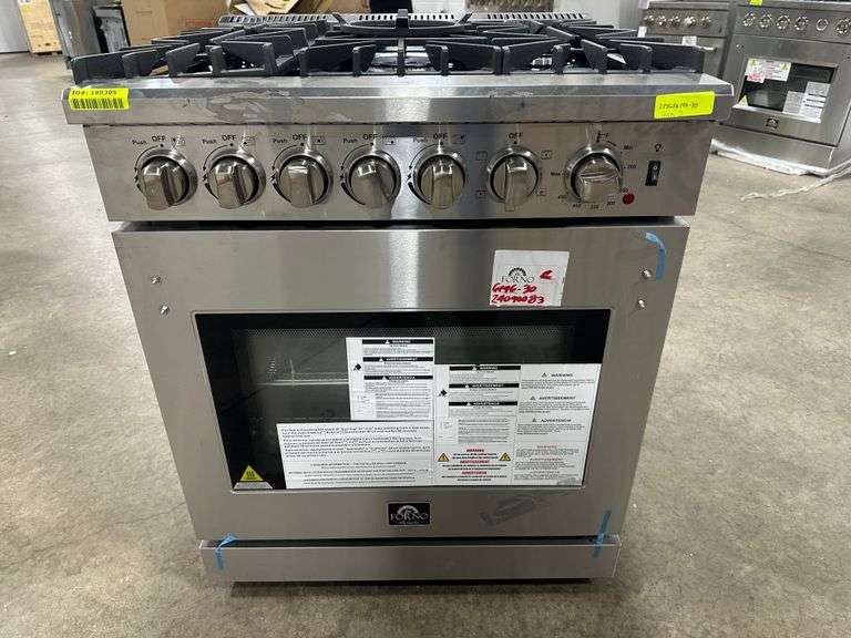 FORNO Lazio 30" 4.32 cu. ft. Dual Fuel Range with 5 Italian Burners