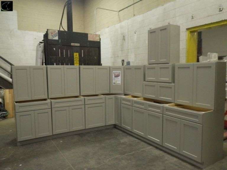 Stone Harbor Gray Kitchen Cabinet Set 12'x15'