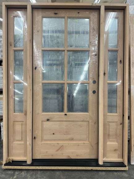 Exterior 6-Lite French Knotty Alder 1-3-1 LH