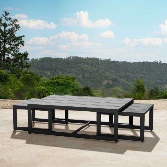 Torren 3 Piece Beige Nesting Table Set