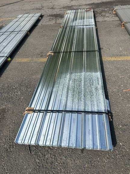 Stained Finish Galvanized Metal Panel 3'x16'