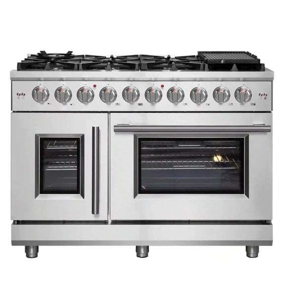 Forno Stainless Steel 48″ Freestanding Gas Range