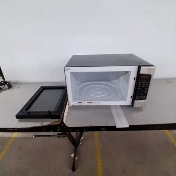 GE Countertop Microwave Oven Stainless Steel Black