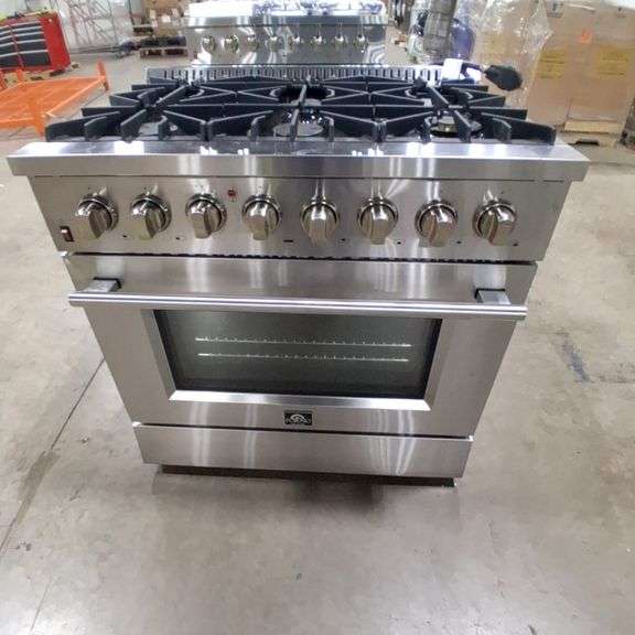 Forno FFSGS6156-36 Stainless Steel Gas Range Oven