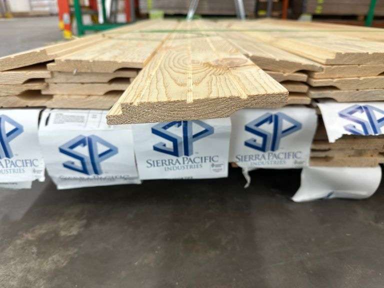 Ponderosa Pine Dutch-Lap Paneling 1"x6"x16'