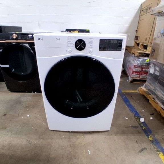 LG DLGX4081W White Front Load Dryer 39x27x30.13 Inches