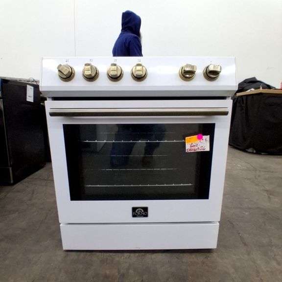 Forno Leonardo Espresso 30" White Gas Range
