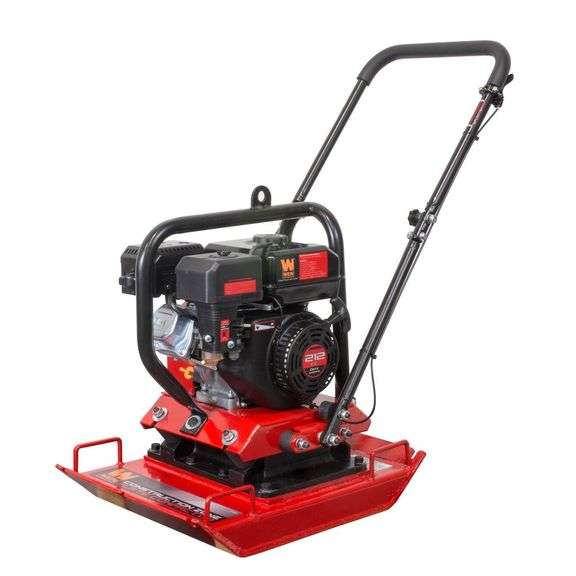 7 HP 4500-Pound Compaction Force Plate Compactor, CARB Compliant ...