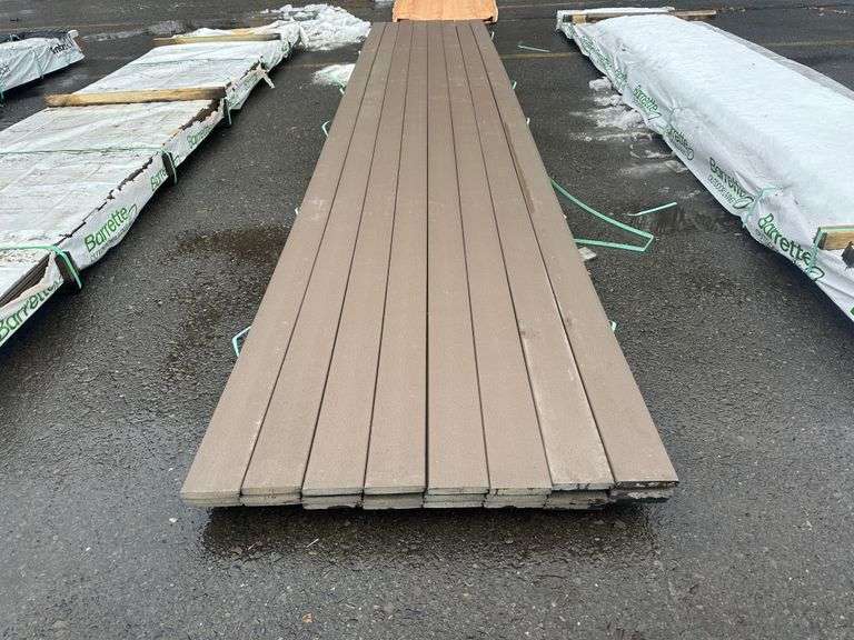 Siesta Mocha Composite Decking Starter Board 5/4"x6"x20'