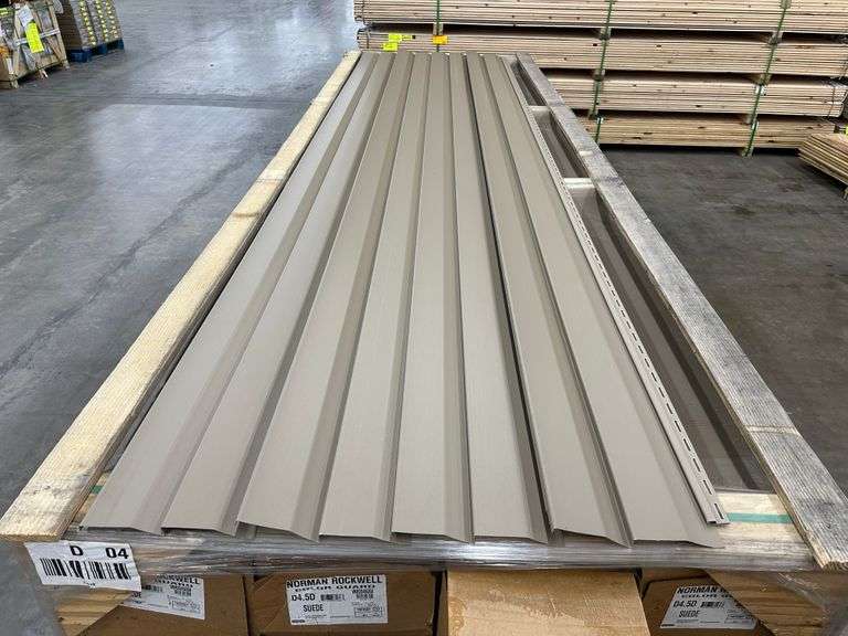 Suede Norman Rockwell D4.5D Vinyl Siding 12' 1 1/2"