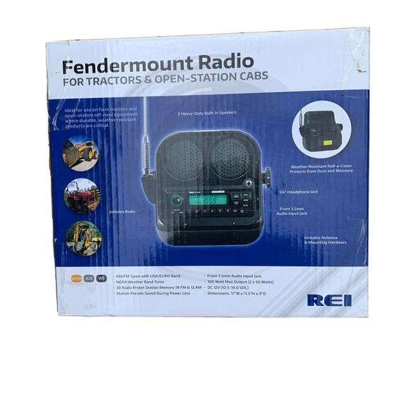 REI Fendermount AM/FM/WB Radio RAF-4W Fender Mounted 12 V Fast Ship New ...