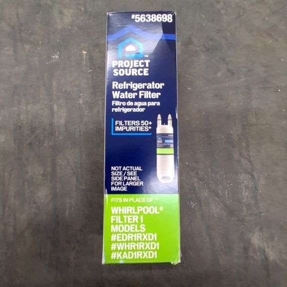 5638698 Project Source Refrigerator Water Filter - Lambrecht Auction, Inc.