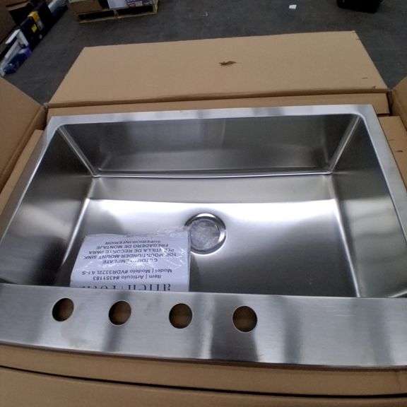 Allen + Roth The Theo Single Bowl Stainless Steel Kitchen Sink ...