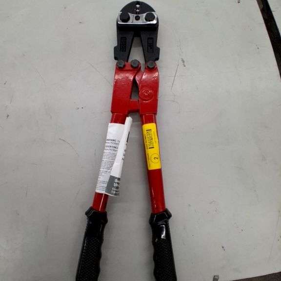 Husky Hand Bolt Cutter Red Steel Handles 18