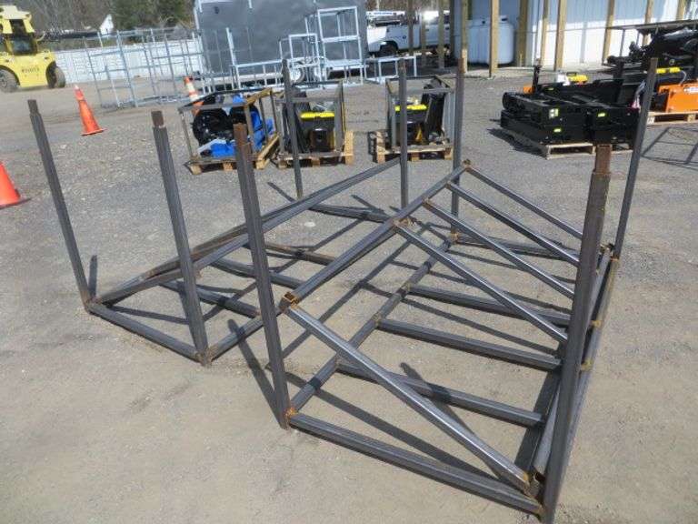 (2) STEEL RACKS FROM 1 ½