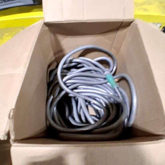 Coiled Metal Flexible Conduit Cable in Cardboard Box - Lambrecht ...
