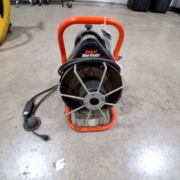 General Mini-Rooter Drain Cleaning Machine with Orange Frame ...