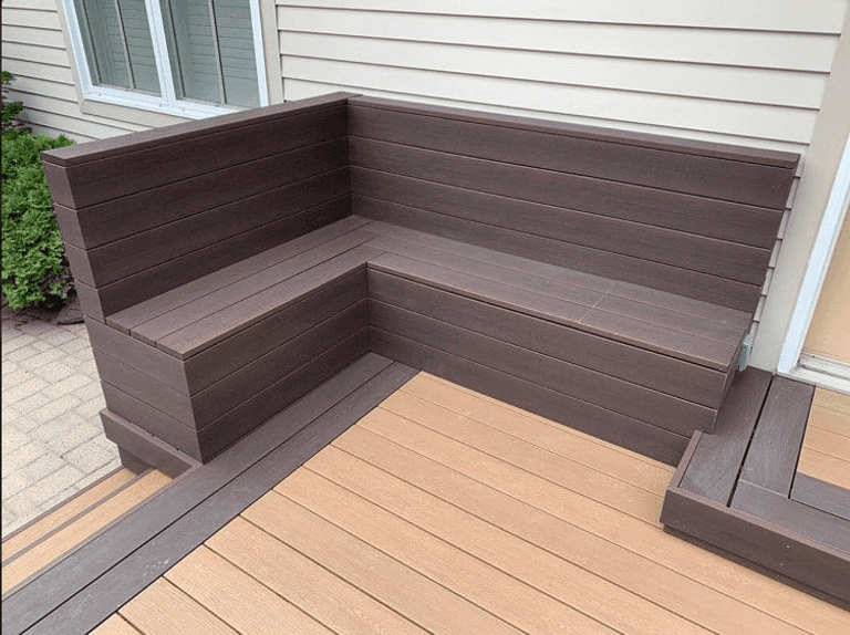 Mahogany PVC Decking 5/4