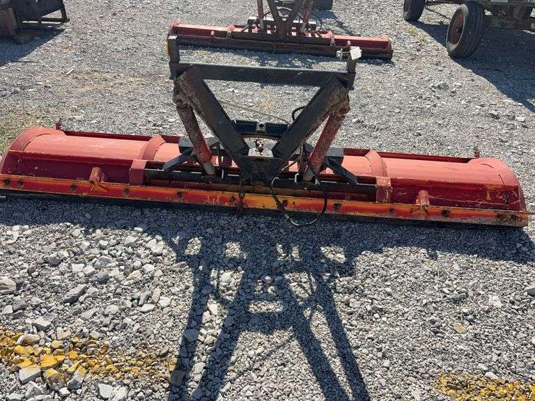 10’ Snow Plow for Truck Mount, Trip Edge Springs, Hydraulic Cylinders for Angling Left and Right,