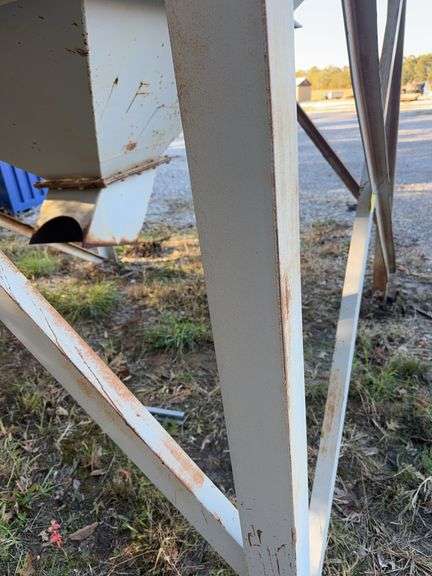 Concrete Strategies Belgrade Steel Tank, Used For storing And Metering Rock For Concrete Mixing.