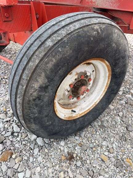 Gravity Wagon, Repainted Orange, 6 Hole Hub, Good Tires, Wooden Side Boards