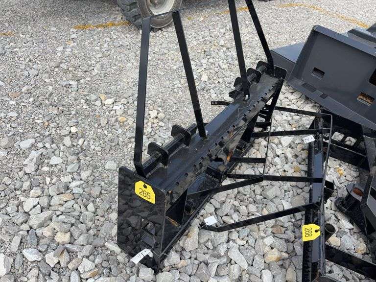 Unused Wuxi Wolverine PFF3-13-45W, Pallet Fork Backs (only) with Brick Guard