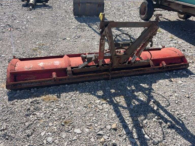 10’ Snow Plow for Truck Mount, Trip Edge Springs, Hydraulic Cylinders for Angling Left and Right,