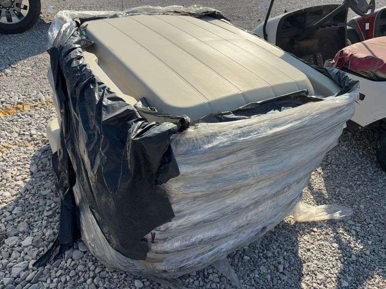 (8) Club Car Tops ONLY, Almond Color,