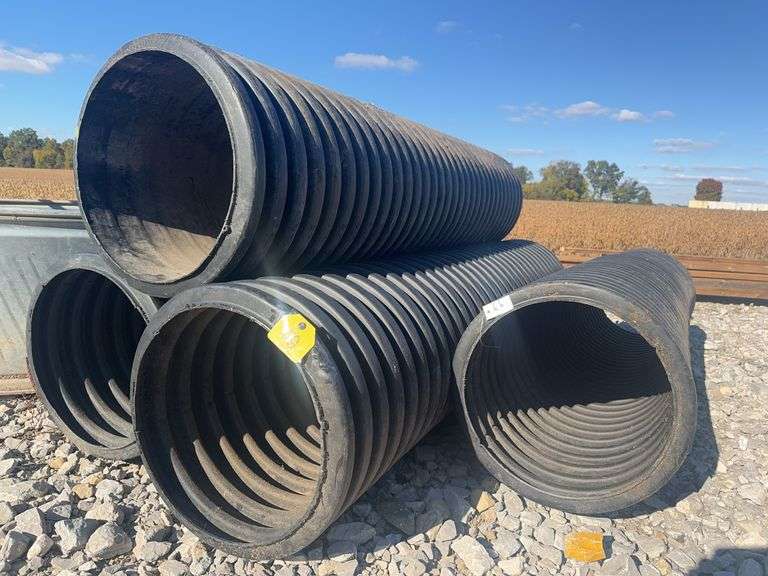 (4) Tile Centers, Solid Rib, Approximately 8’ Long, 18” Diameter