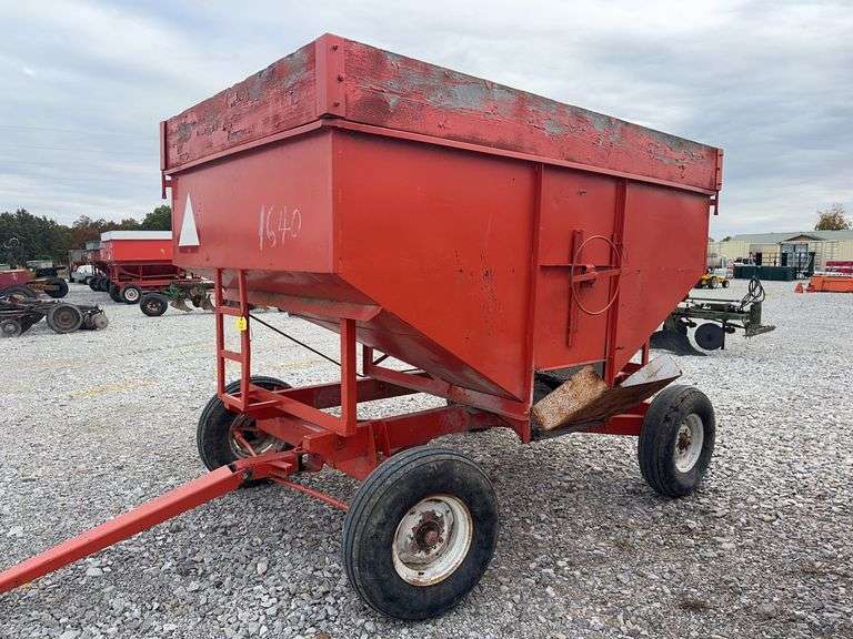 Gravity Wagon, Repainted Orange, 6 Hole Hub, Good Tires, Wooden Side Boards