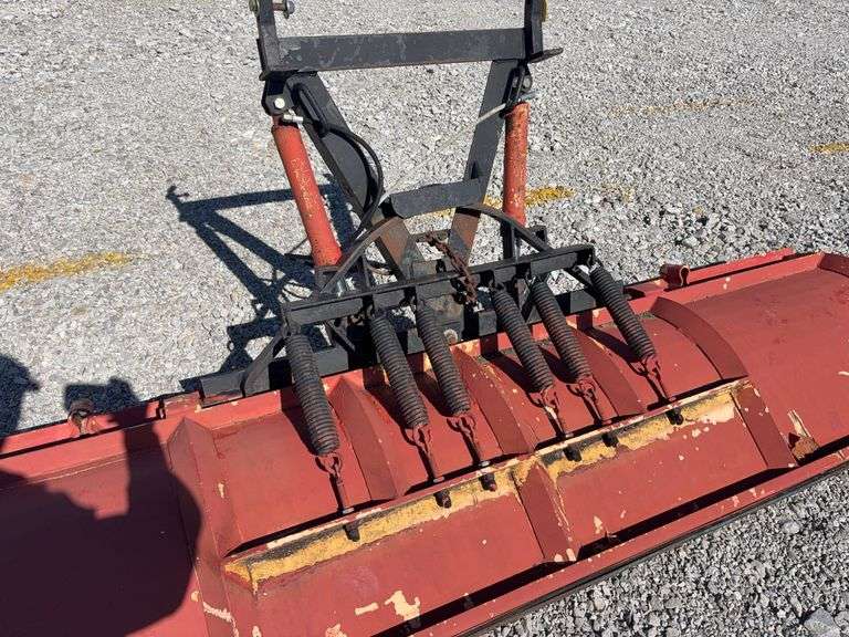 10’ Snow Plow for Truck Mount, Trip Edge Springs, Hydraulic Cylinders for Angling Left and Right,