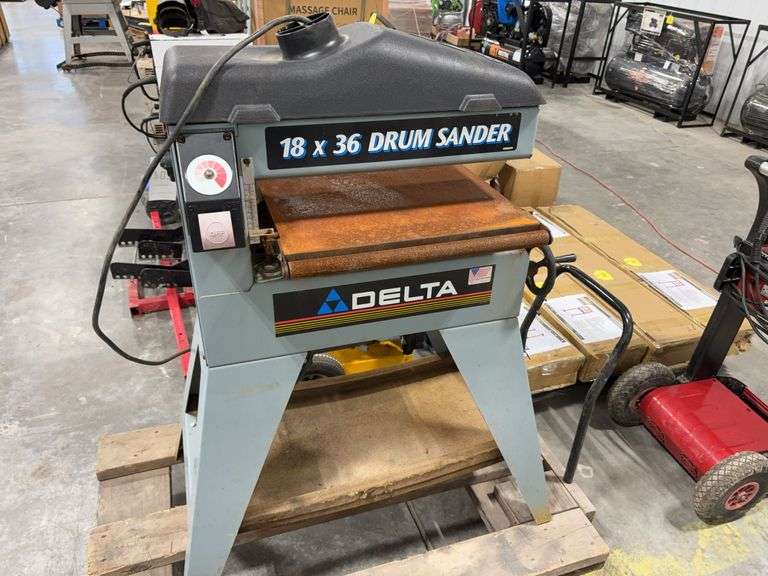 Delta 18 x 36 Drum Sander, Motor Runs But Sanding Head is lock Up ...