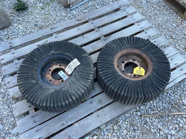 (2) 20” Laminated Wheels For Bush hog, Fit Bush hog Batwing And Others ...