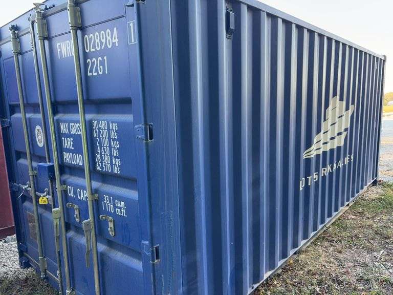 1 Trip 20‘ Shipping / Storage Container, Doors On End, Good Floor , Dry Inside,  Consignor Will Deliver For A Fee, Container # FWRU 028984 1,