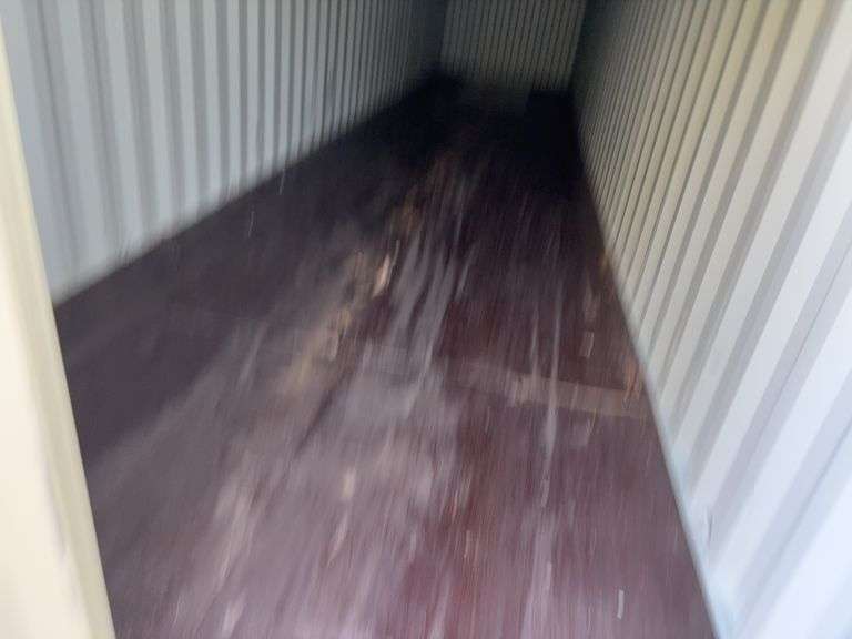 1Trip 40 ‘ Shipping / Storage Container, Doors On End, Dry Inside,  Consignor Will Deliver For A Fee, Container #XHCU 571673 4, 2 holes in the Floor, Manufactured Date 5/25