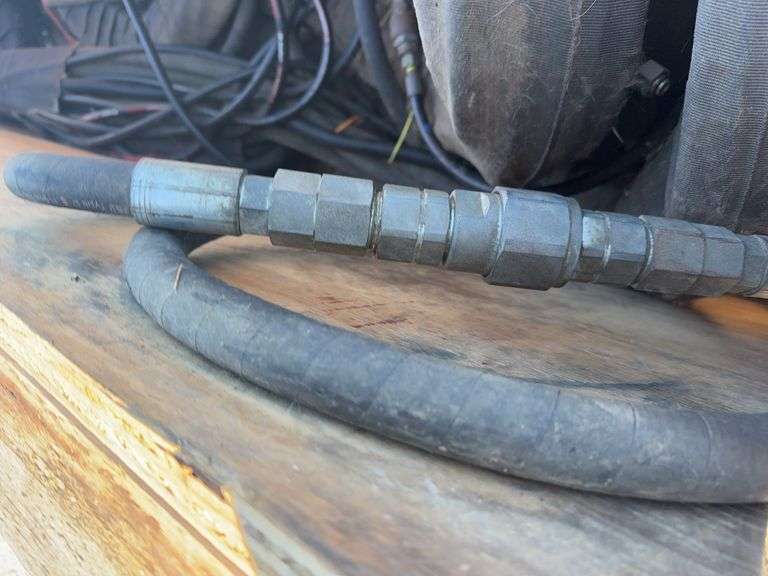 MegaSys Hydraulic Hoses For A Concrete Pumper Truck, Hunsche Concrete Pumping, 618 781-3554