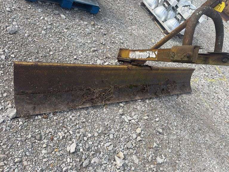 Kewanee 8’ (3) Point Blade, Good Cutting Edge, For A 40-80 Hp Tractor