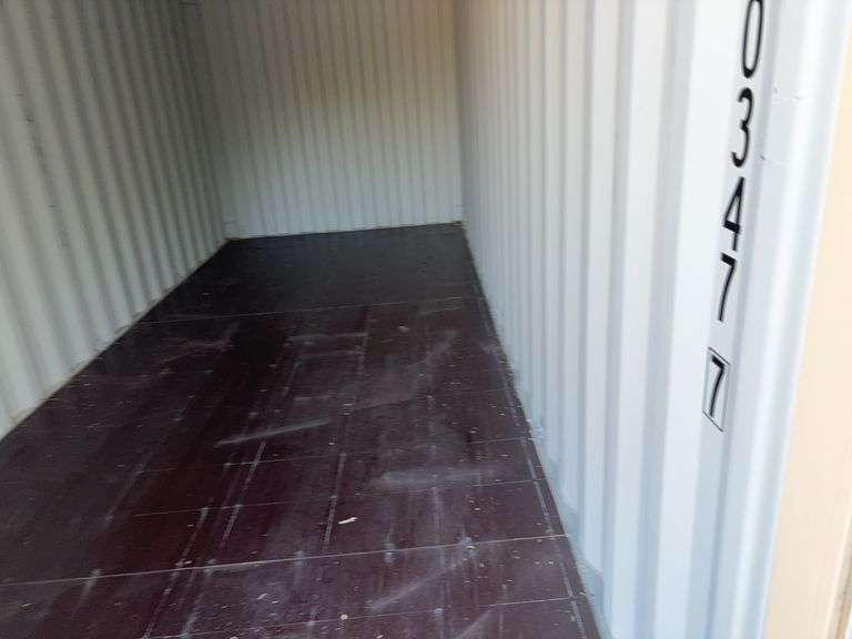 1 Trip 20‘ Shipping / Storage Container, Doors On End, Good Floor, Dry Inside, Consignor Will Deliver For A Fee, Container # XHCU 270347 7, Manufacture Date 3/25