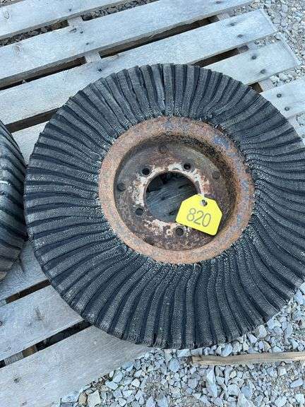 (2) 20” Laminated Wheels For Bush hog, Fit Bush hog Batwing And Others ...