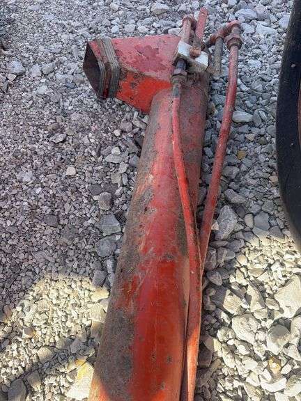 Killbros 350 Bushel Gravity  Wagon, Tires hold Air, Has Surface Rust, No holes in Floor, Hopper Door does work, Pulled to Auction Site, Sells With Hopper And Hydraulic Seed Auger.