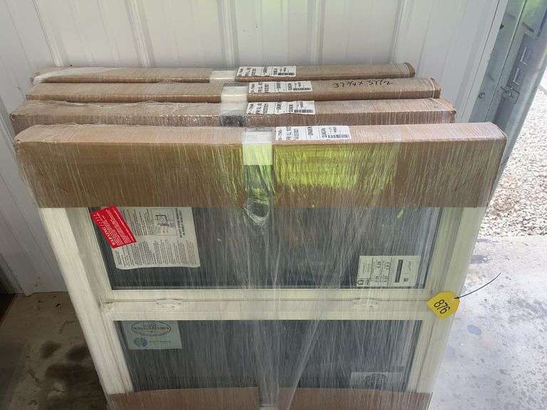 (4) Unused Locking Windows, Polycarbonate, American Window and Glass Co ...