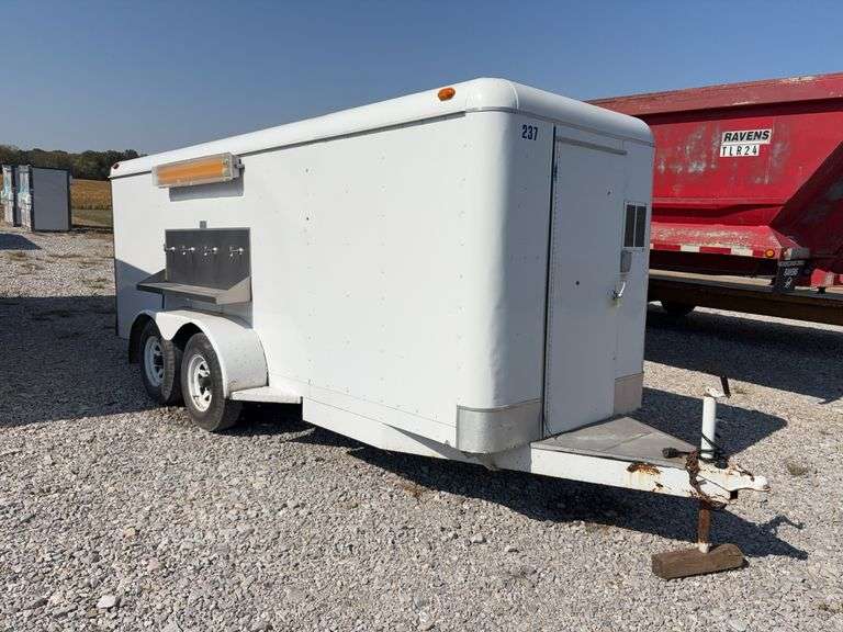 (TITLE) 1988 Triple B Ldh Style Trailer (Homecoming Beer Trailer), Title in Hand, 8 Beer taps, Does Keep Items Cool, Good Floor, 5’ 6” Height From Floor To Ceiling ( Could Be Used To Cool Deer Harvest), Runs on 110 volts, Includes Compressor and Fans, Tires 50%, Refrigerated Box Measures 16’-9” Long x 5’-5” wide x 6’ high, inside measurements are 4’-8” wide x 13’-6” long x 5’ high