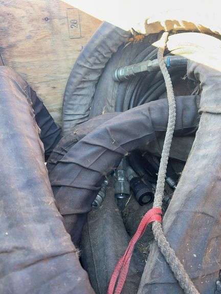 MegaSys Hydraulic Hoses For A Concrete Pumper Truck, Hunsche Concrete Pumping, 618 781-3554