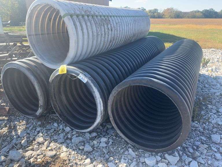 8’ X 18” Corrugated Tile, Solid Wall, (4) Selling