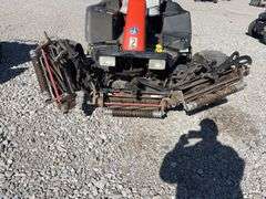 Jacobsen LF3400, 4wd, Greens Mower, 6’ wide, Starts and Runs, 4 Cylinder Kubota Diesel Engine, Power Steering, 1916 hours,