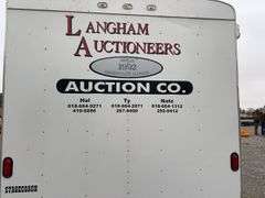 (TITLE) Auction Clerking Trailer, 2000 Model, Star Fire, Clerking Window/ Counter On Both Sides, Air Conditioner Needs Work, Lights Work,Bathroom And Propane Furnace, Storage Cabinets, Clean Low Mile Trailer. Good Tires, No Water Leak Marks On Ceiling, Electric Jack, 2 5/16 “ Ball Hitch